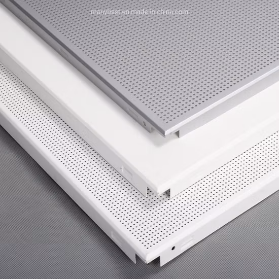 Bon prix conception artistique imperméable à l'eau fausses tuiles de plafond décoratives en métal toiture en aluminium tuiles de plafond suspendu