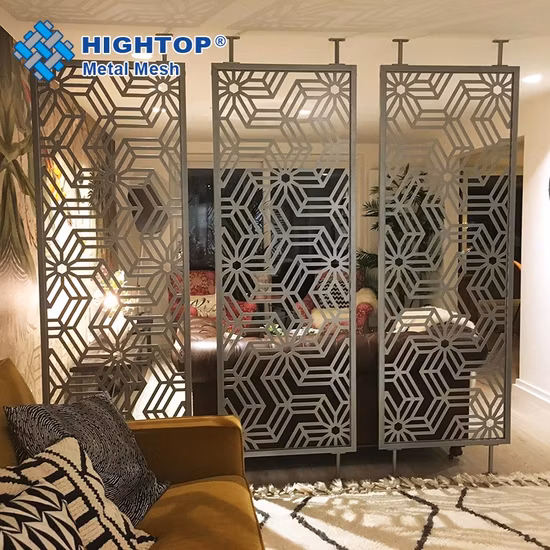 Aluminum Laser Cut Decorative Partition Garden Divider Outdoor Metal Privacy Screens